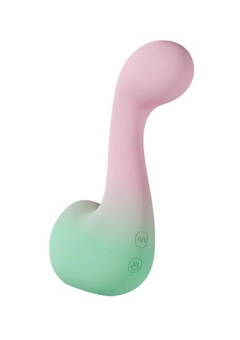 Play with Me Melody Rechargeable Silicone Dual-End Vibrator - Image 3