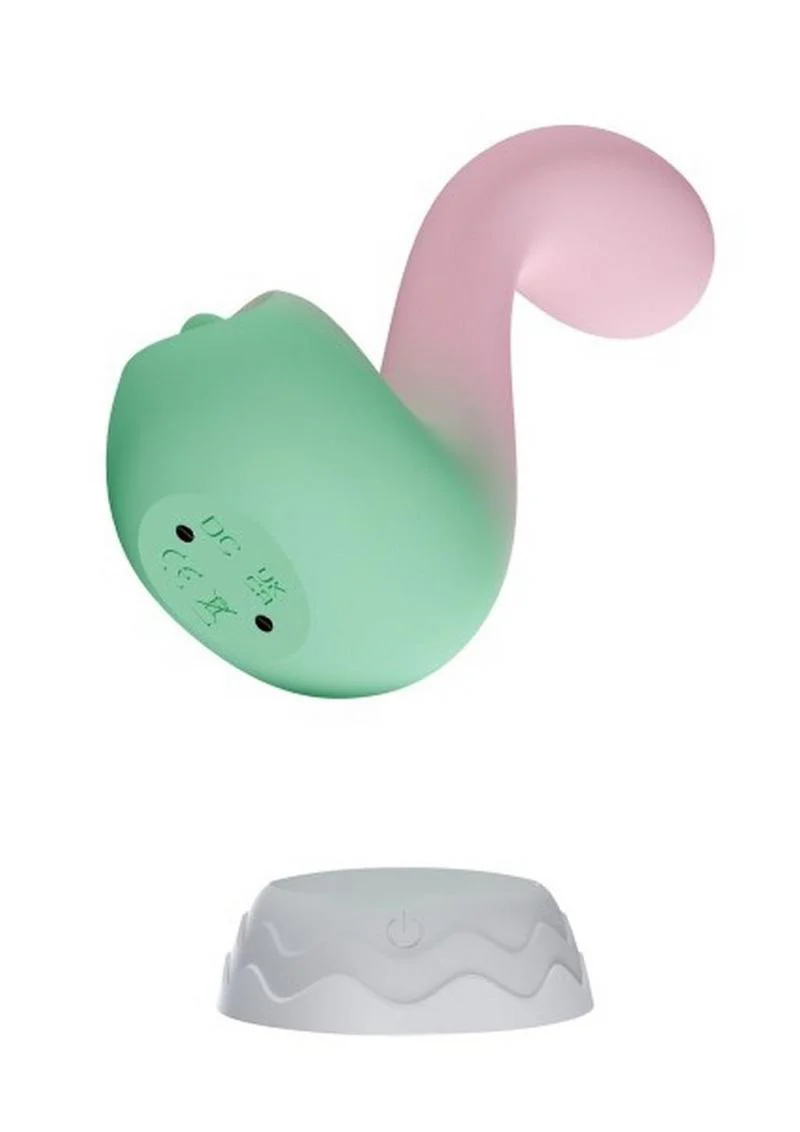 Play with Me Melody Rechargeable Silicone Dual-End Vibrator - Image 4