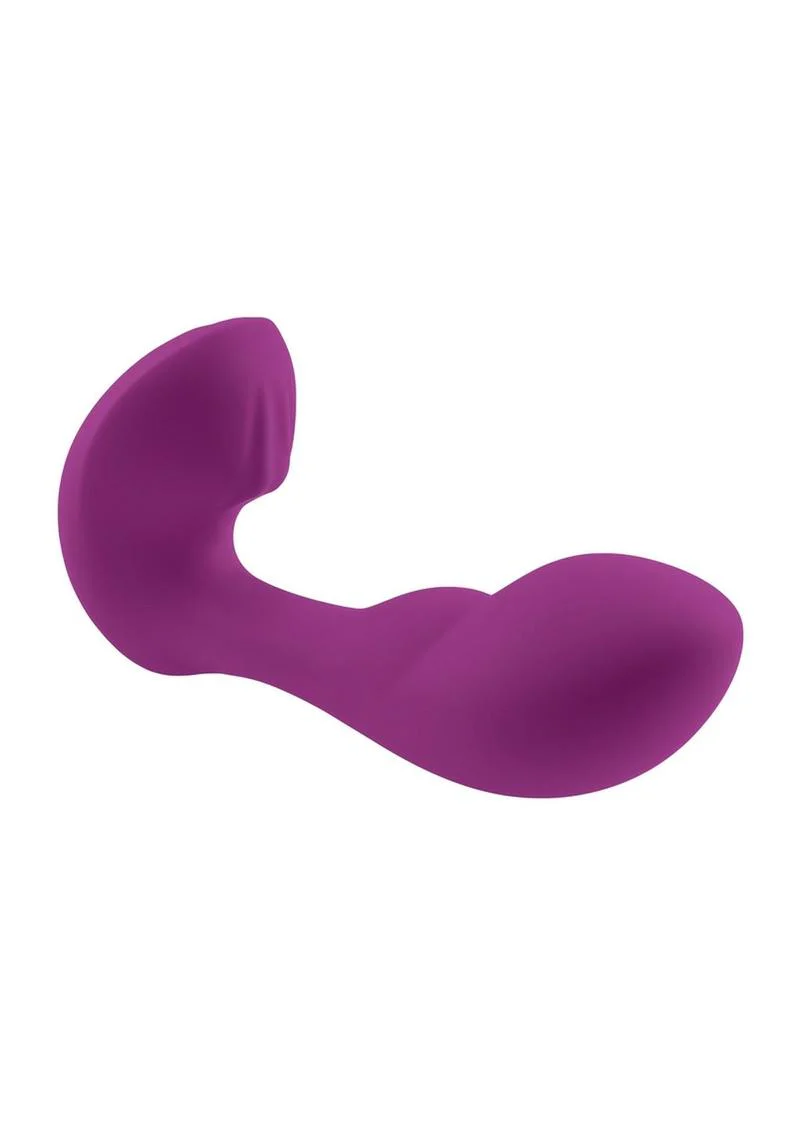 Playboy Arch Rechargeable Silicone Vibrator with Clitoral Stimulator - Image 3