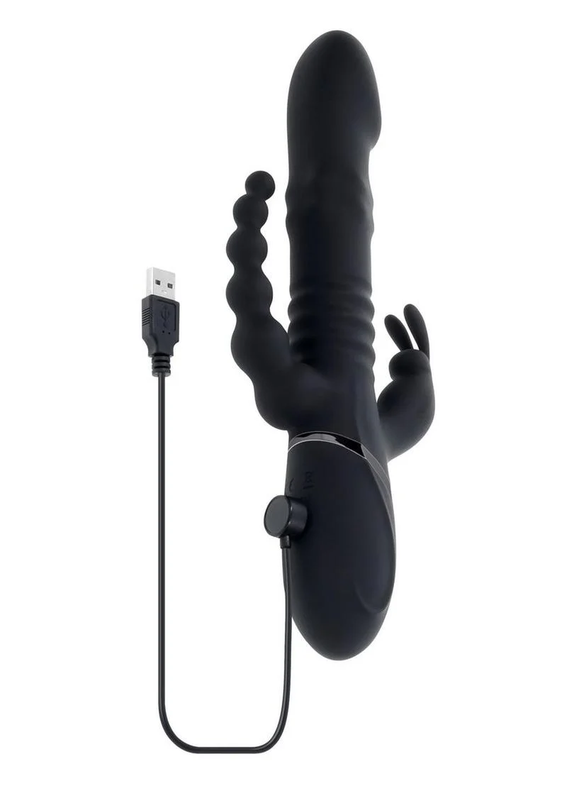 Playboy Big Bunny Energy Rechargeable Silicone Rabbit Vibrator - Image 4