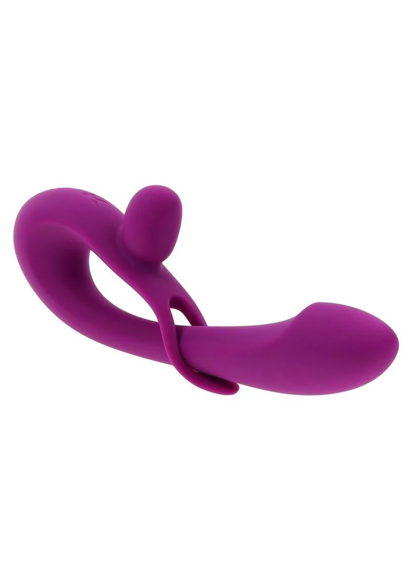 Playboy Cha Cha Slide Rechargeable Silicone Dual Vibrator - Image 3