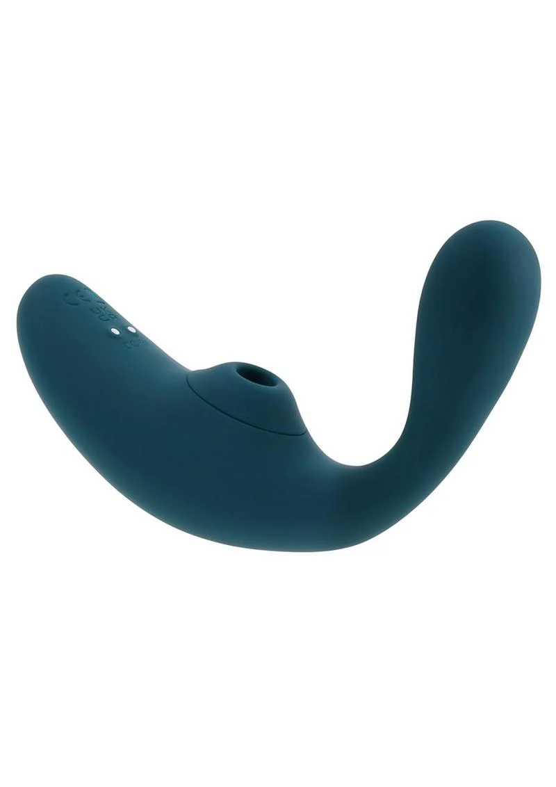 Playboy Charmer Rechargeable Silicone Dual Vibrator with Clitoral Stimulation - Image 3