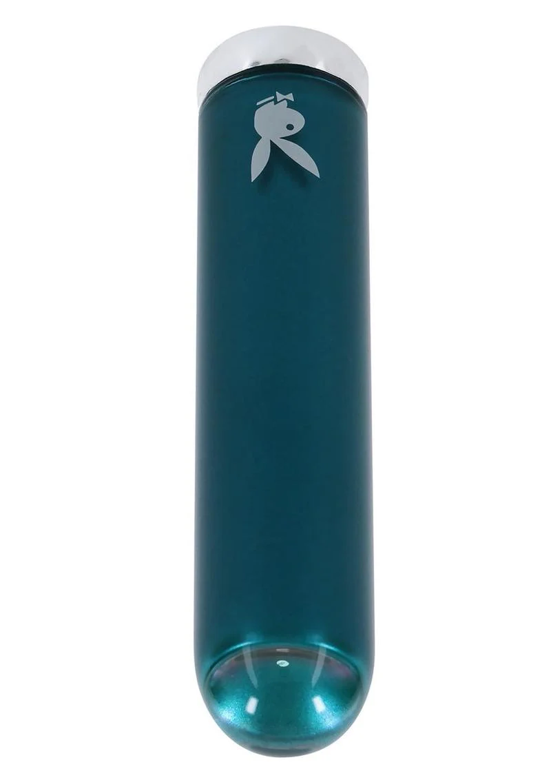 Playboy Emerald Rechargeable Silicone Vibrator - Image 3