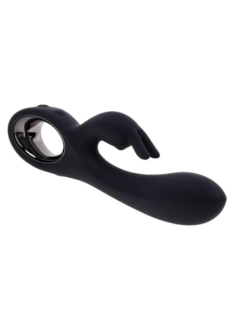 Playboy Late Night Bunny Rechargeable Silicone Dual Vibrator - Image 3