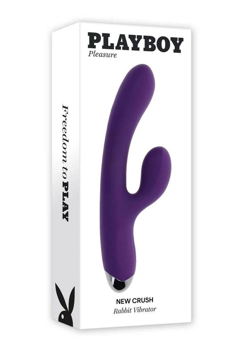 Playboy New Crush Rechargeable Silicone Dual Vibrator - Image 2