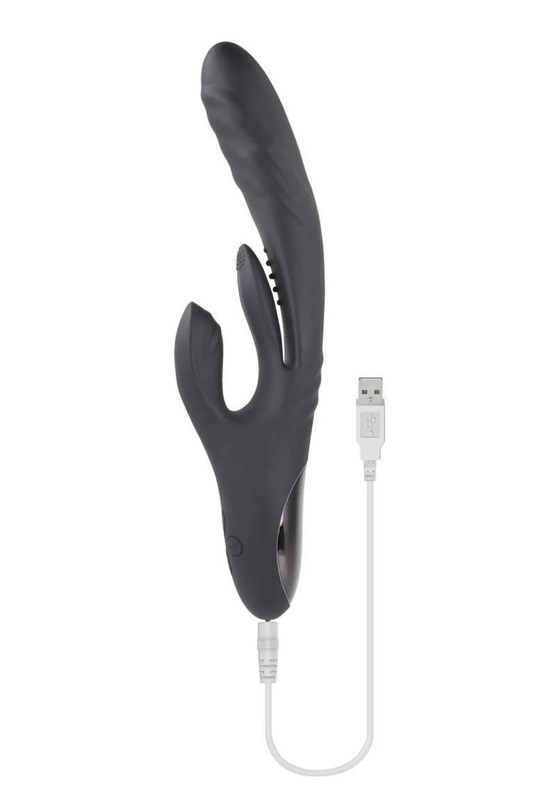 Playboy Rapid Rabbit Rechargeable Silicone Vibrator - Image 4