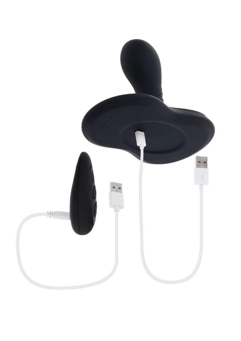 Playboy Sittin and Spinnin Rechargeable Silicone Vibrator with Remote Control - Image 4