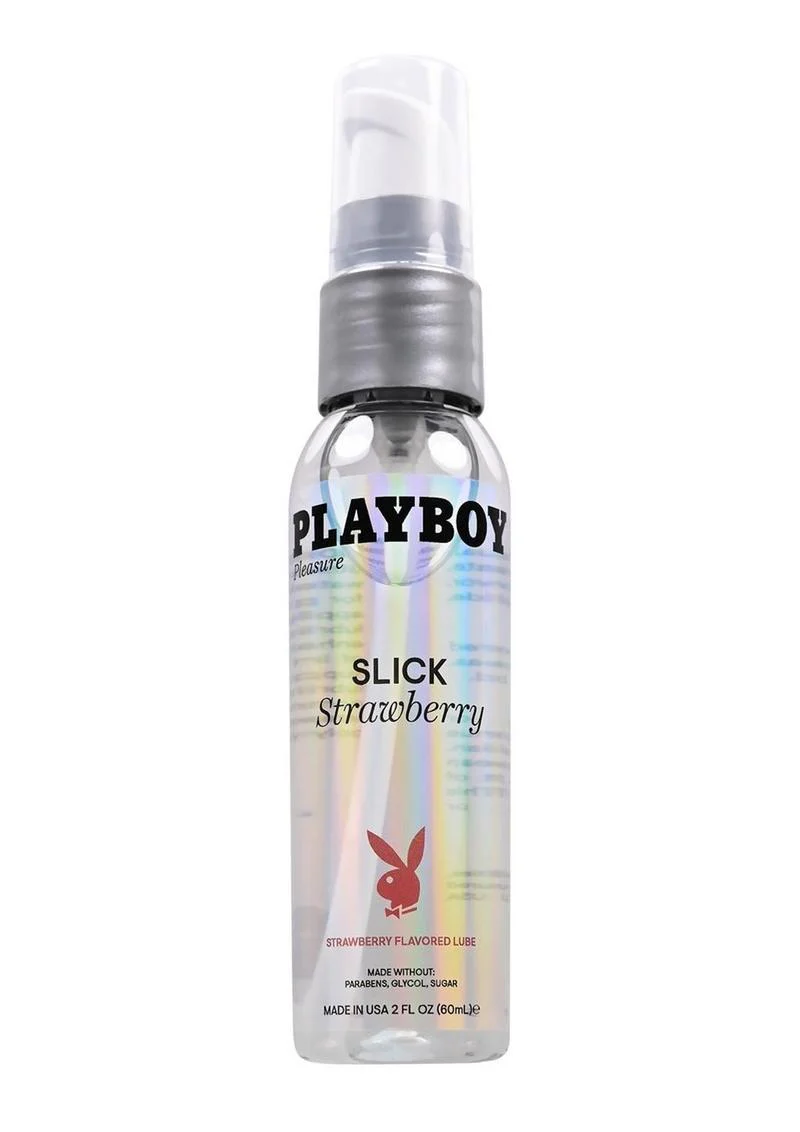 Playboy Slick Strawberry Water Based Lubricant - Image 3