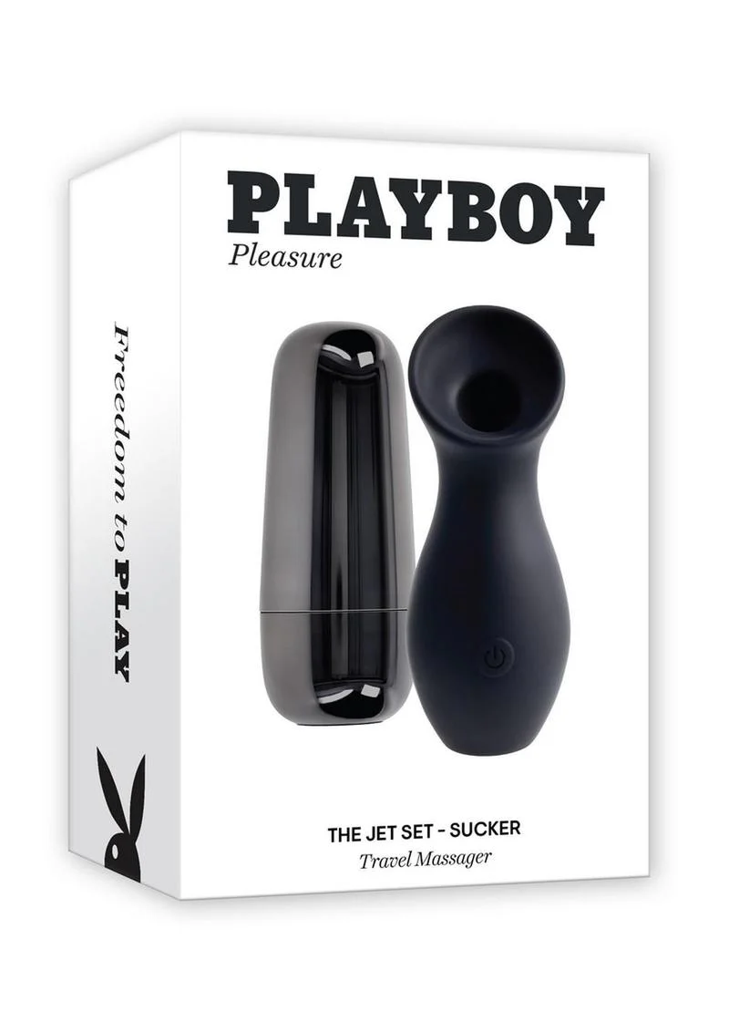 Playboy The Jet Set Sucking Rechargeable Silicone Clitoral Stimulator - Image 2