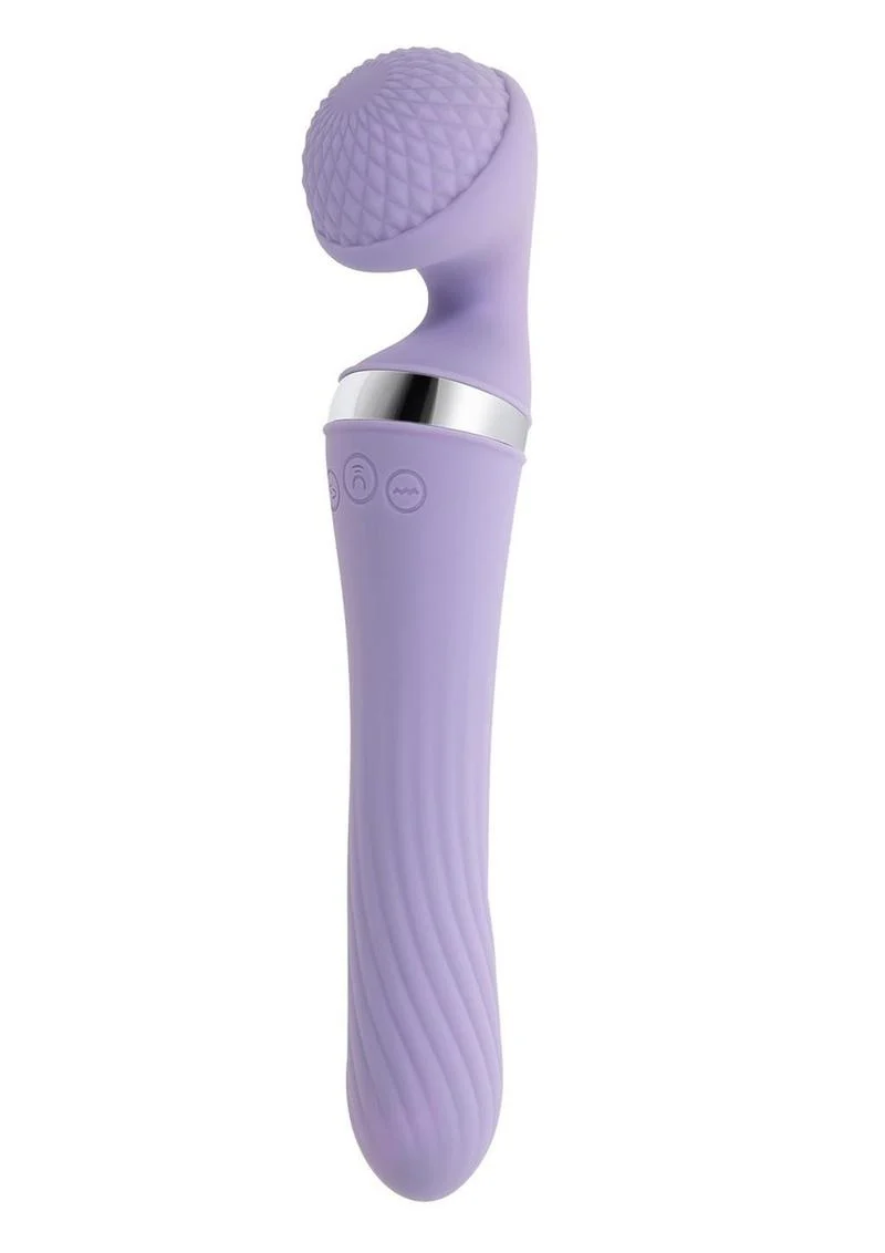 Playboy Vibrato Rechargeable Silicone Dual Ended Wand - Image 3