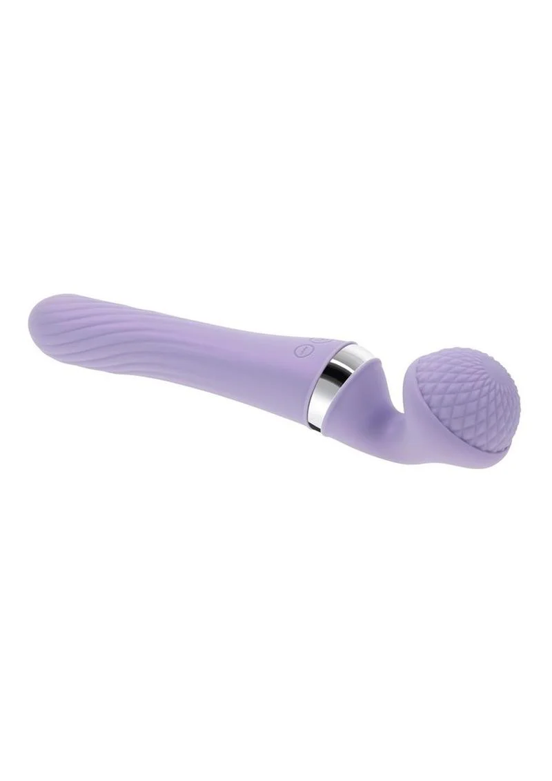 Playboy Vibrato Rechargeable Silicone Dual Ended Wand - Image 4
