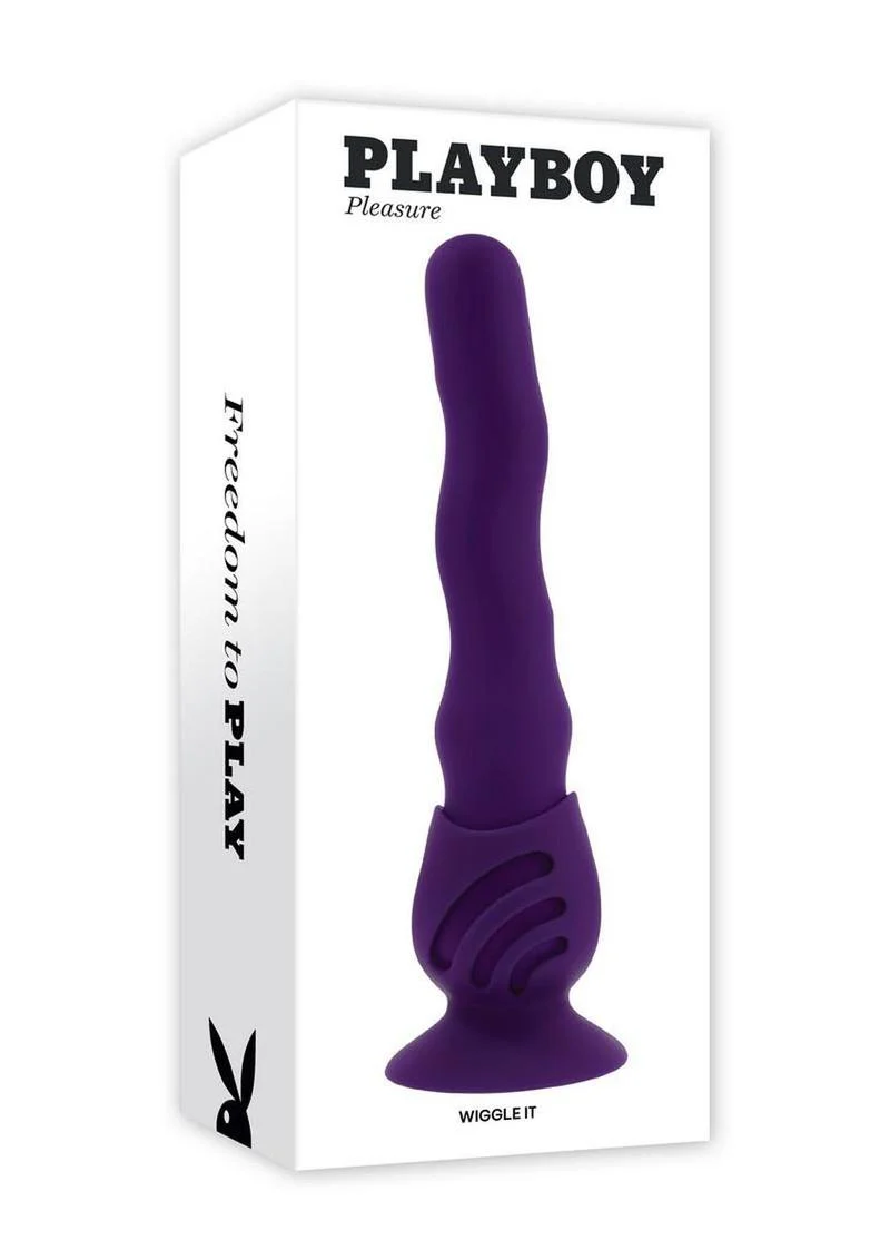 Playboy Wiggle It Rechargeable Silicone Wiggling Shaft - Image 2