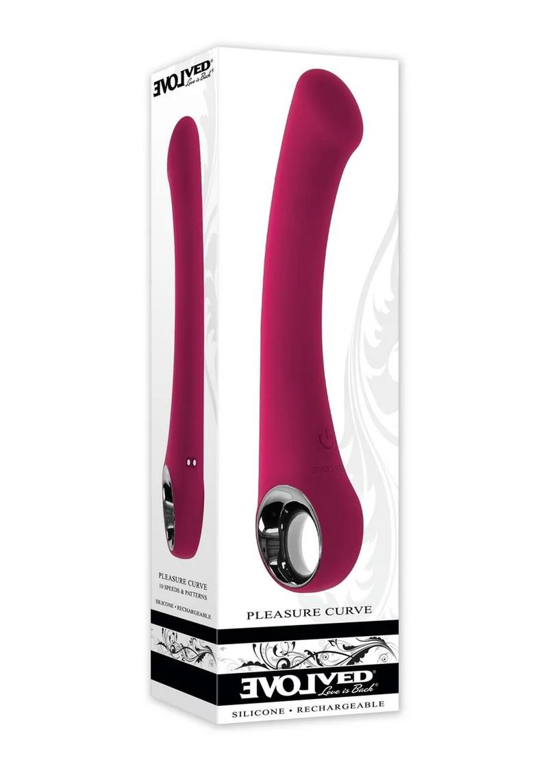 Pleasure Curve Rechargeable Silicone G-Spot Vibrator - Image 2