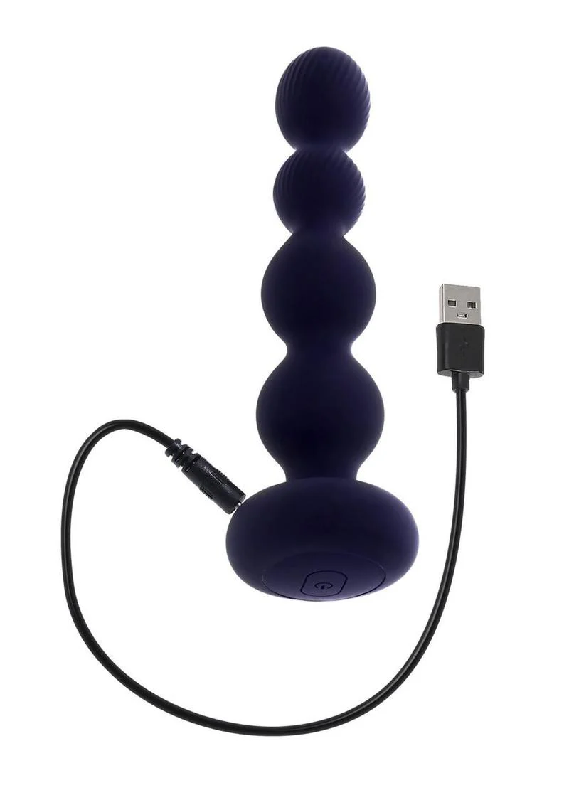 Pleasure Orbit Rechargeable Silicone Anal Beads with Remote Control - Image 4