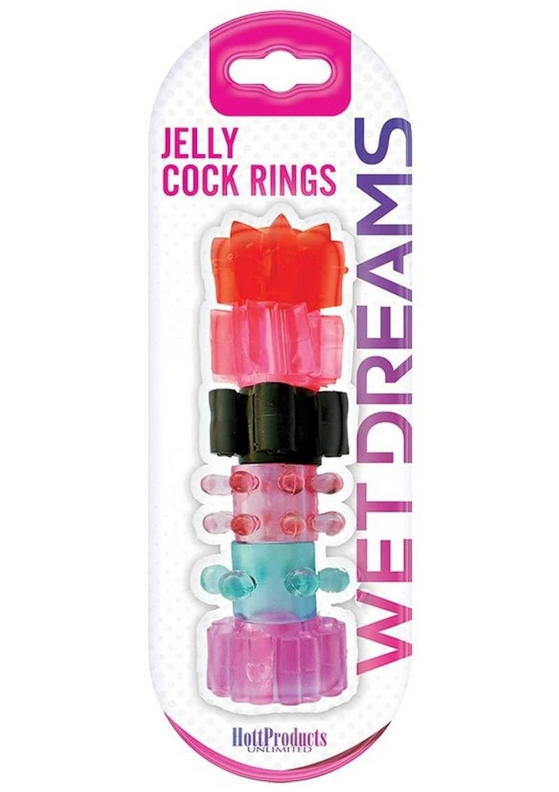 Pleasure Stars Jelly Cock Rings - Image 2