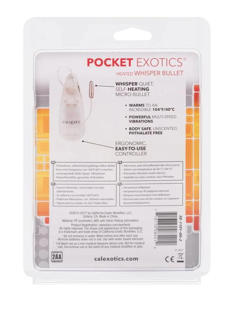 Pocket Exotics Warming Whisper Bullet - Image 3