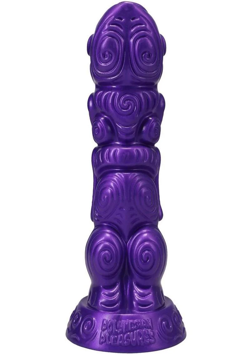 Polynesian Pleasure Idols Uhane Ino Spirit Idol Rechargeable Silicone Vibrating Dildo with Remote - Image 3