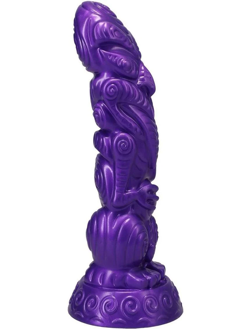 Polynesian Pleasure Idols Uhane Ino Spirit Idol Rechargeable Silicone Vibrating Dildo with Remote - Image 4