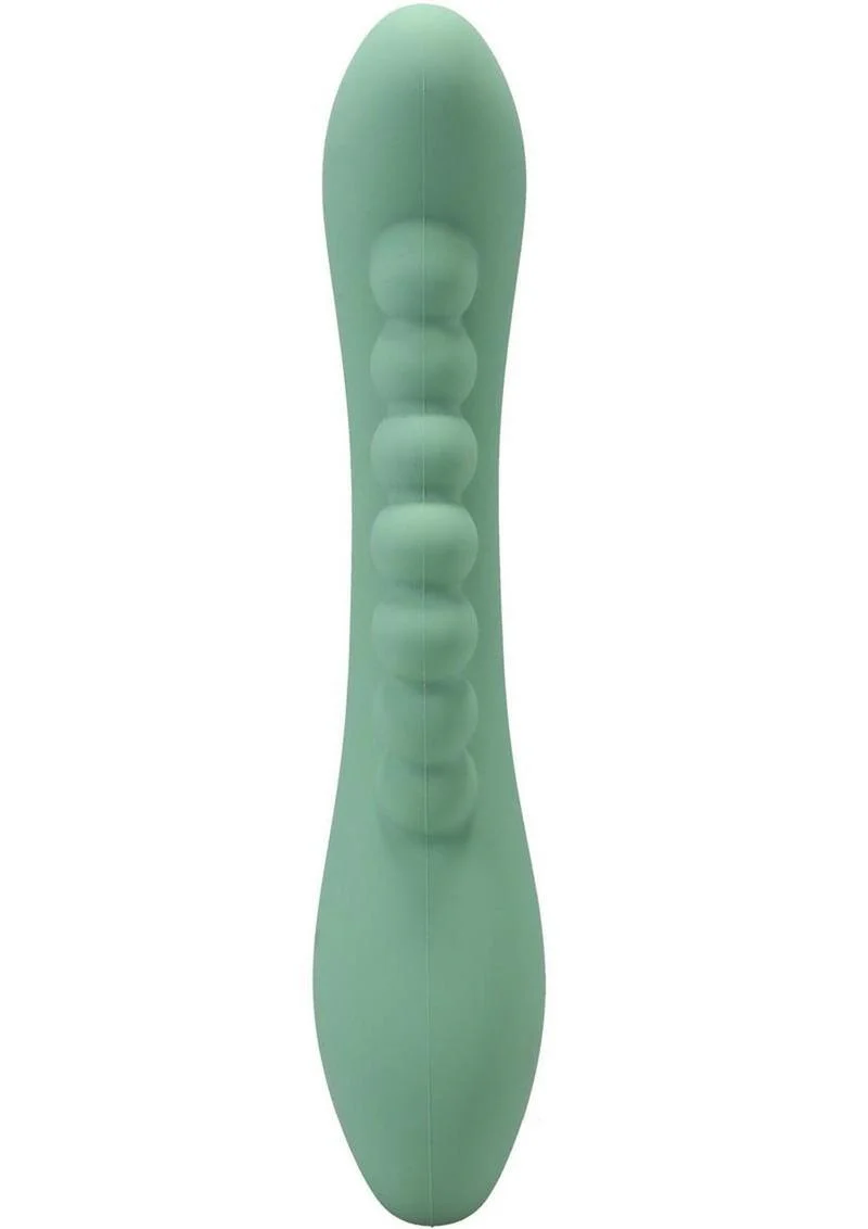 Polynesian Pleasures Into The C Kakui Me Rechargeable Silicone Vibrator with Clitoral Stimulator - Image 3