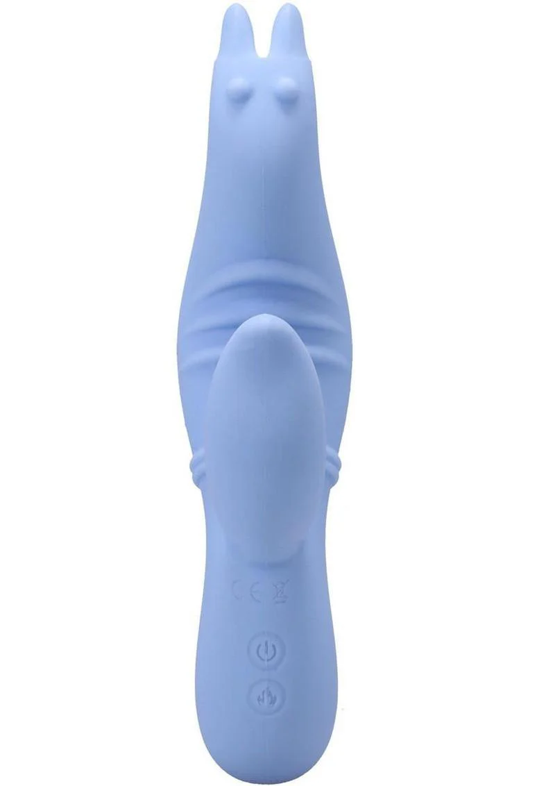 Polynesian Pleasures Into The C Seahorse Siren Rechargeable Silicone Rabbit Vibrator with Clitoral Stimulator - Image 3