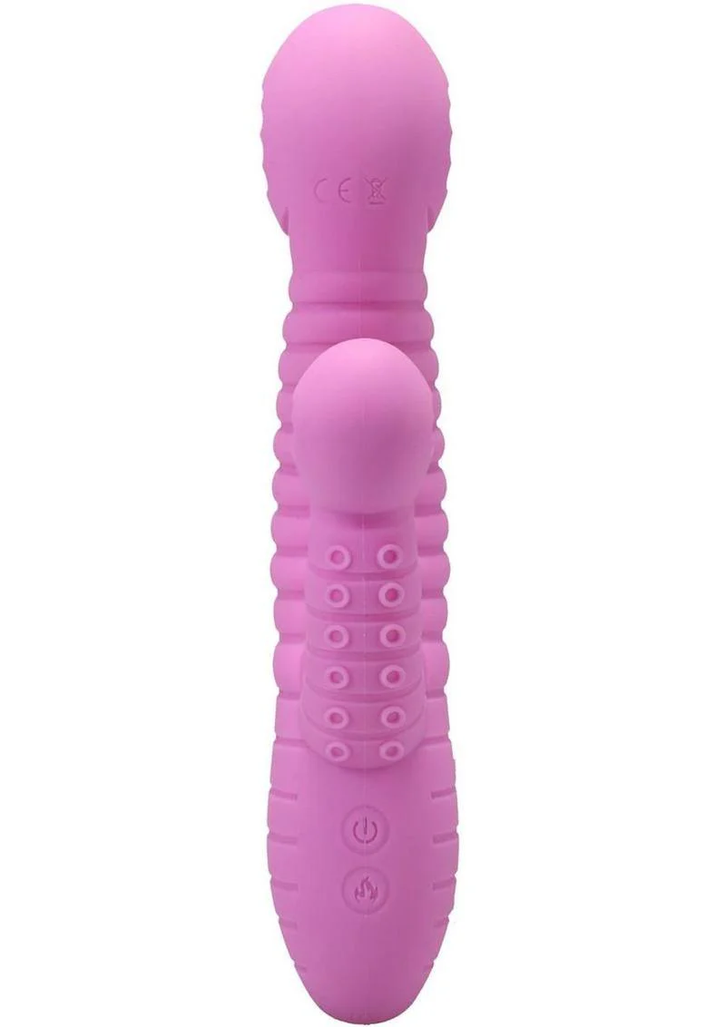 Polynesian Pleasures Into The C Seapuss Rechargeable Silicone Rabbit Vibrator with Clitoral Stimulator - Image 3