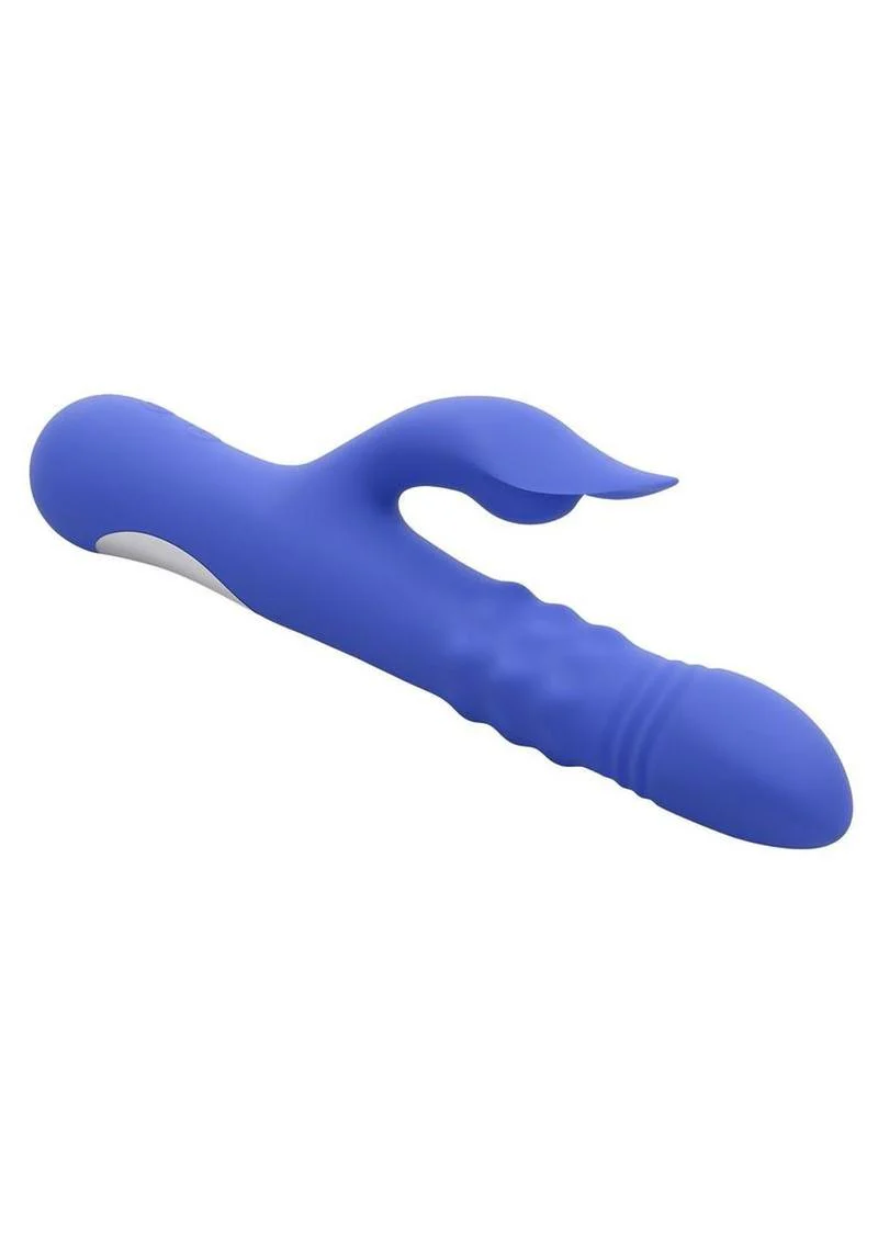 Pop Goes The O Rechargeable Silicone Triple Motor Thrusting Rabbit Vibrator - Image 3