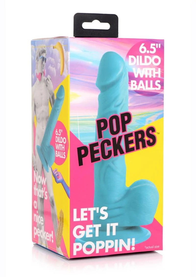Pop Peckers Dildo with Balls - Image 13