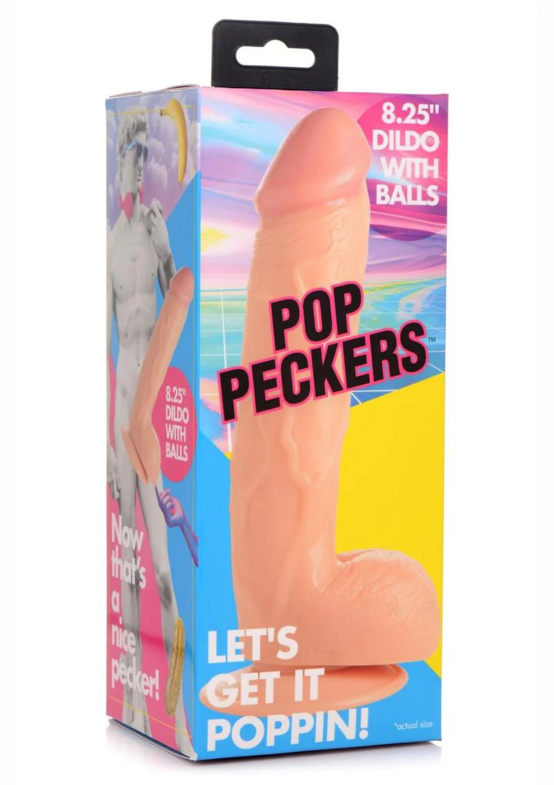 Pop Peckers Dildo with Balls - Image 45