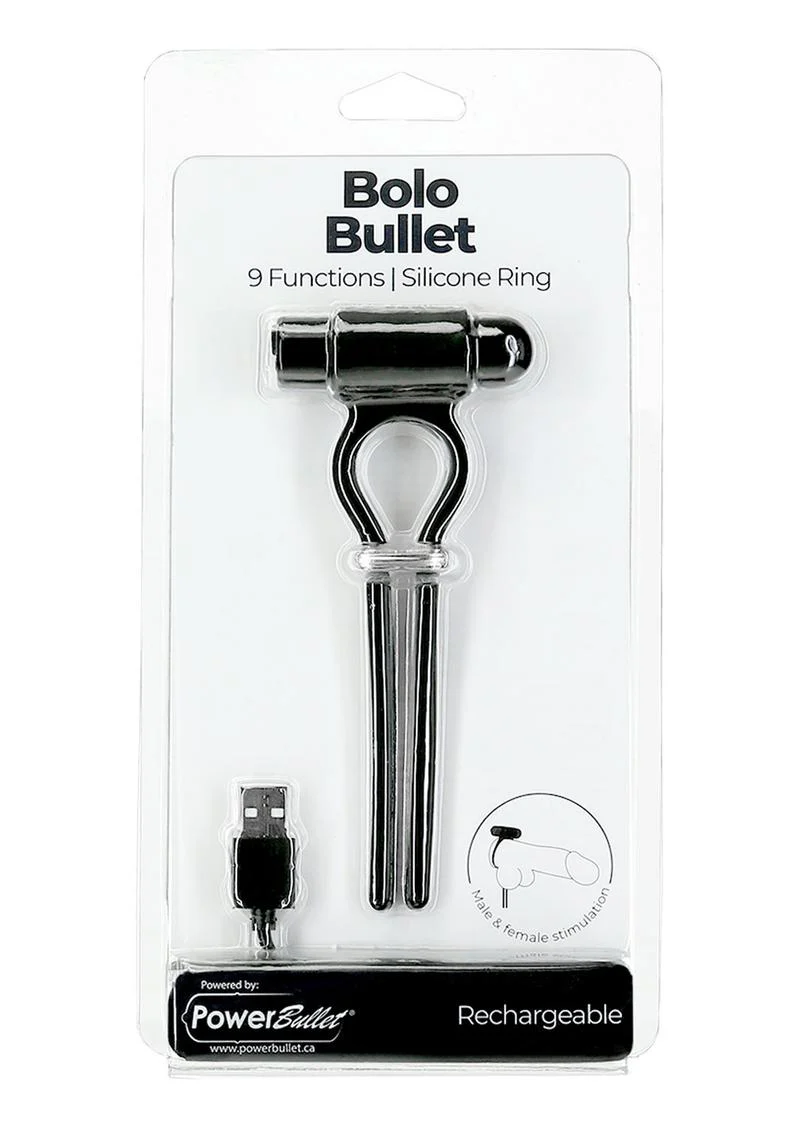 Powerbullet Bolo Bullet Silicone Rechargeable Penis Ring - Image 2