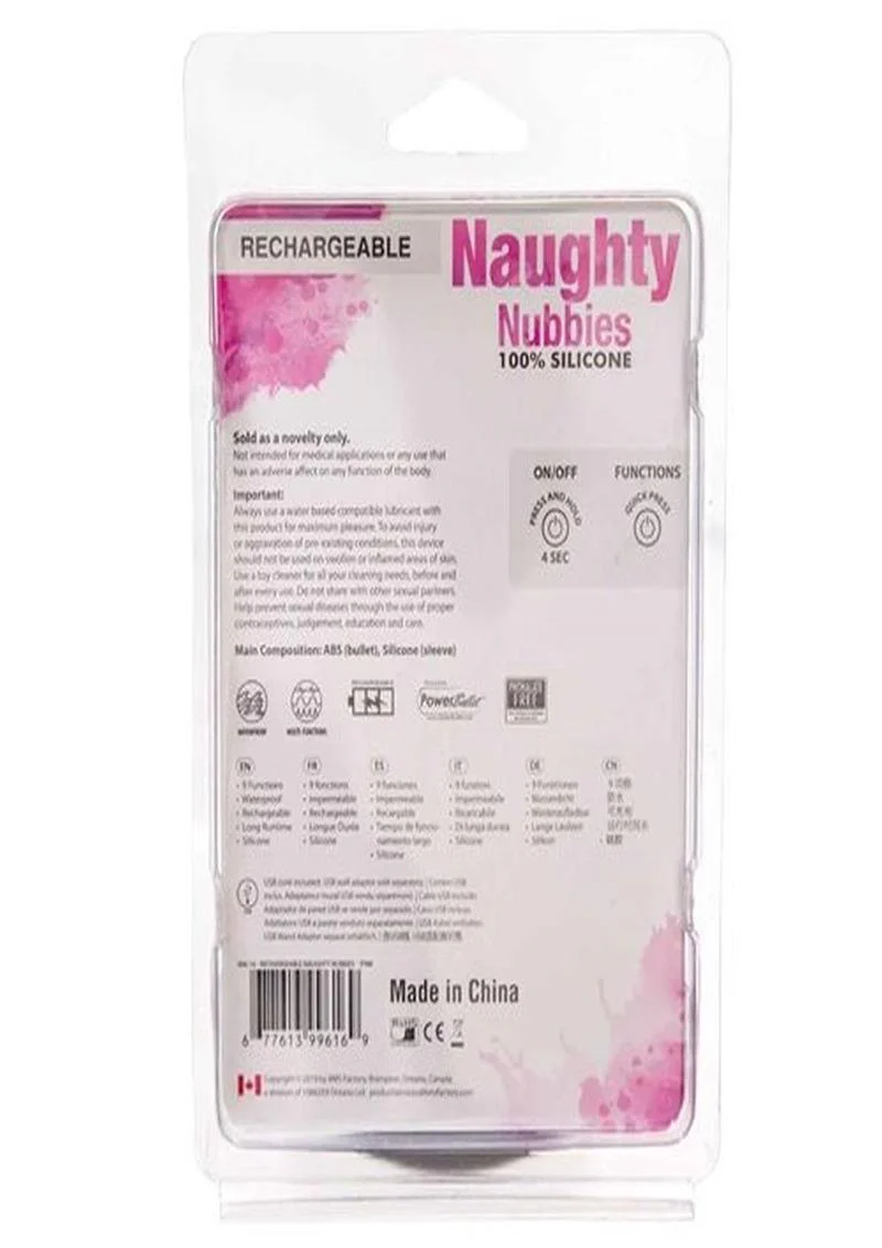 Powerbullet Naughty Nubbies Silicone Rechargeable Finger Massager - Image 5