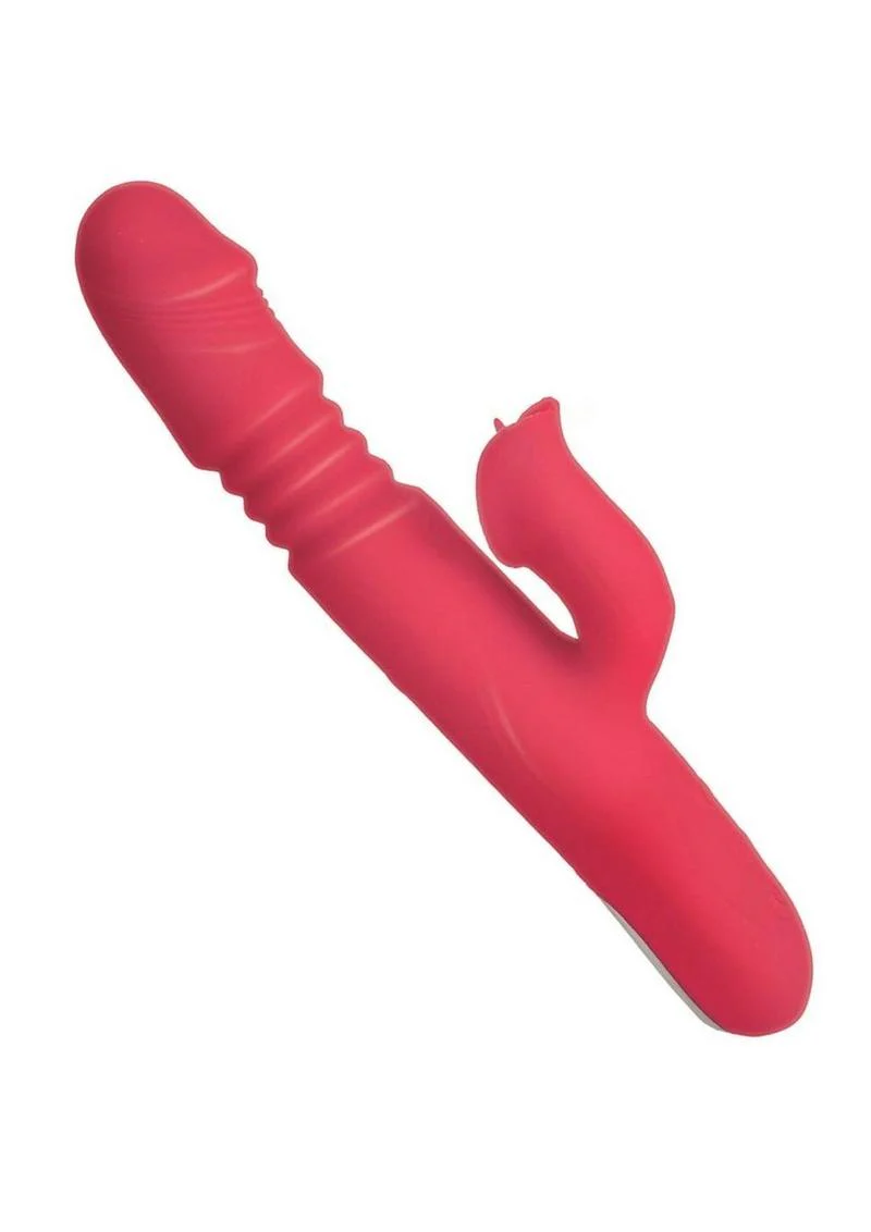 Princess Passion Heat Rechargeable Silicone Warming Vibrator with Clitoral Wheel - Image 2