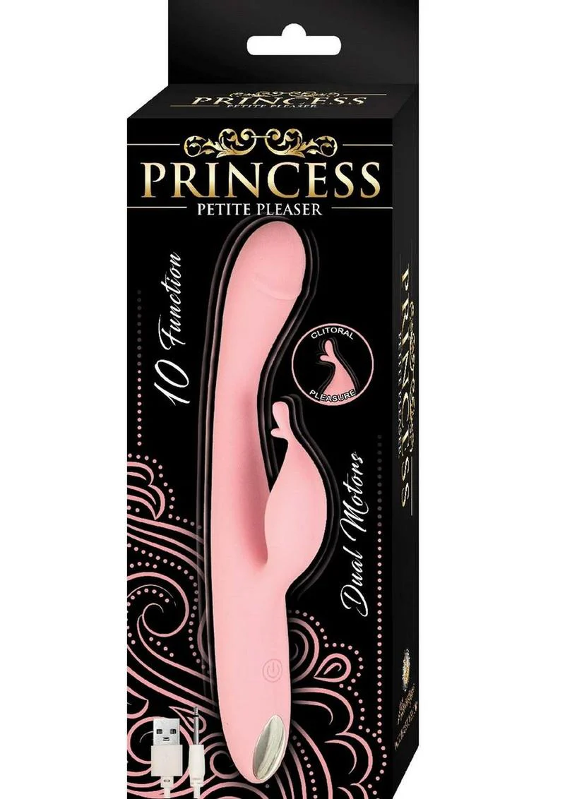 Princess Petite Pleasure Silicone Rechargeable Dual Stimulating Vibrator - Image 3
