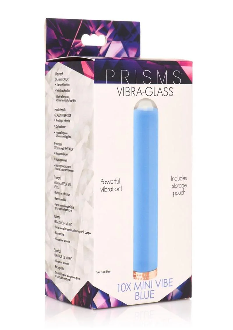 Prisms 10x Mini Vibe Rechargeable Glass Bullet - Image 3