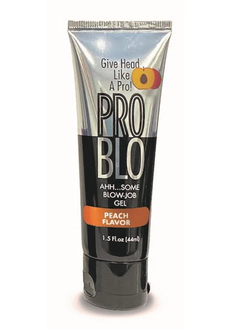 Problo Oral Pleasure Flavored Gel 1.5oz - Peach - Image 2