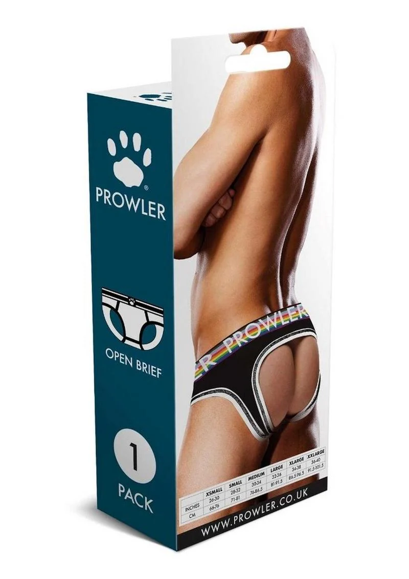 Prowler Black Oversized Paw Open Brief - Image 13