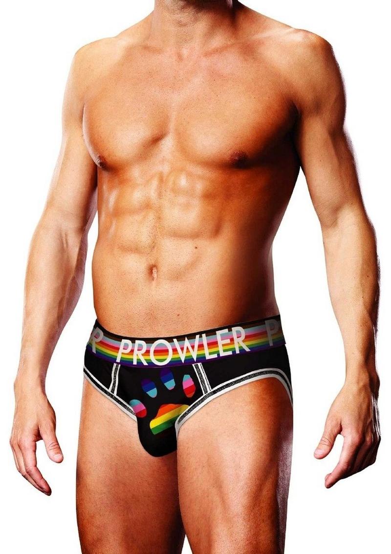 Prowler Black Oversized Paw Open Brief - Image 2