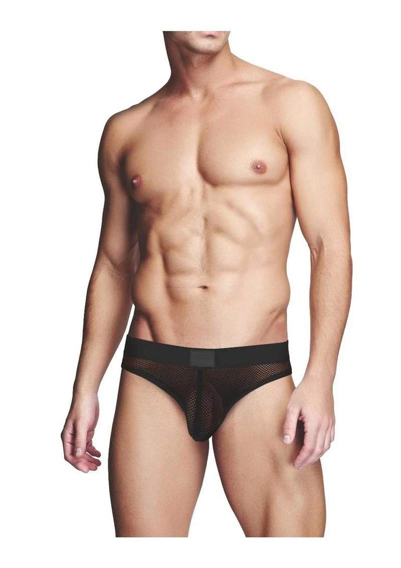 Prowler Red Ass Less Brief Blk Lg - Image 2