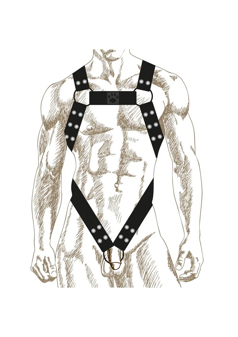 Prowler Red Butch Body Harness - Image 7