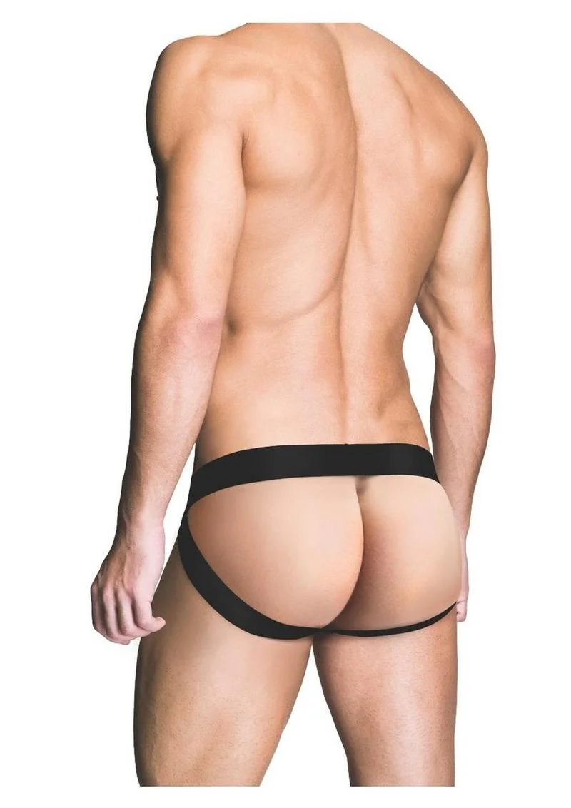 Prowler Red Fishnet Assless Jock Blk XL - Image 3