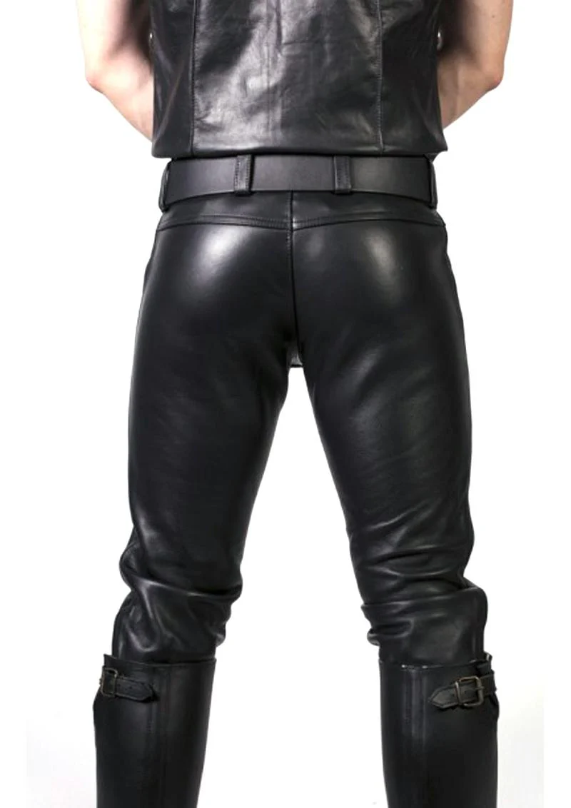 Prowler Red Leather Jeans - Image 20
