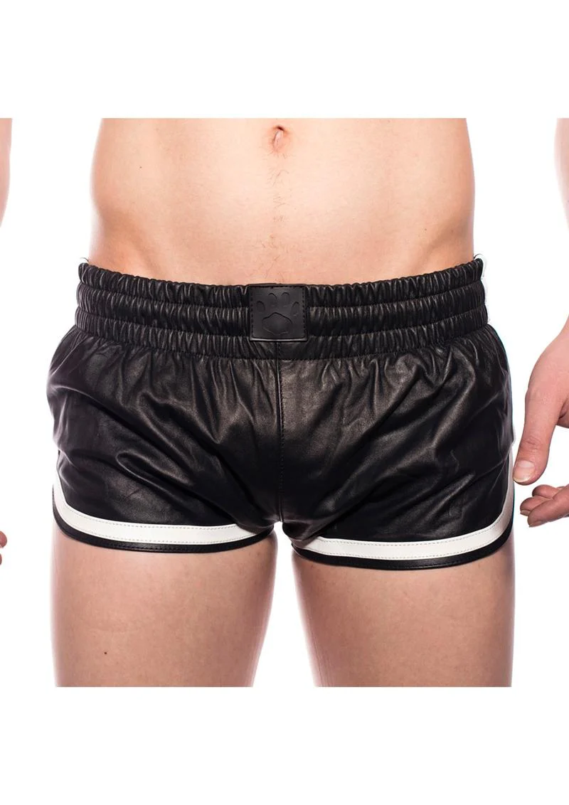 Prowler Red Leather Sport Shorts - Image 10