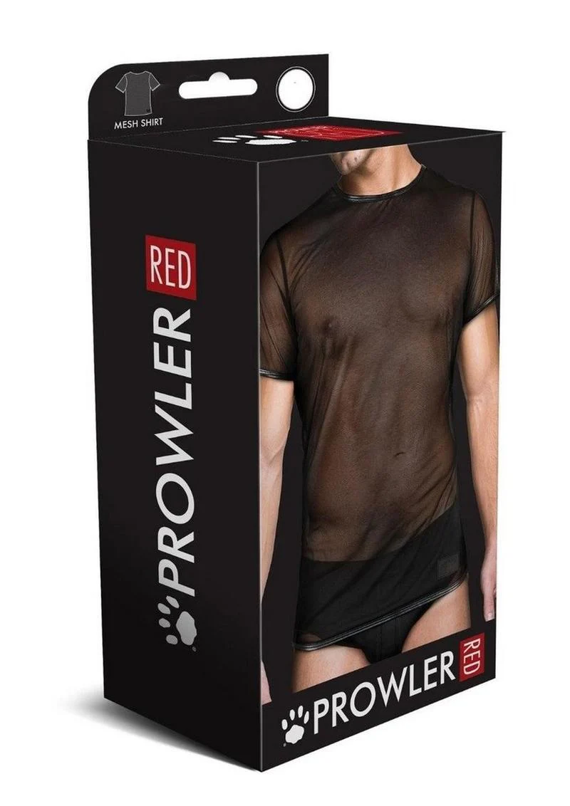 Prowler Red Mesh Tee Shirt - Image 4