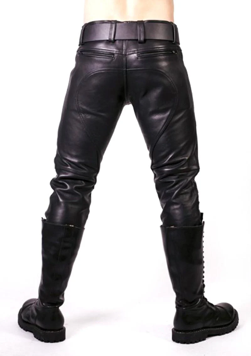 Prowler Red Prowler Leather Jeans - Image 11