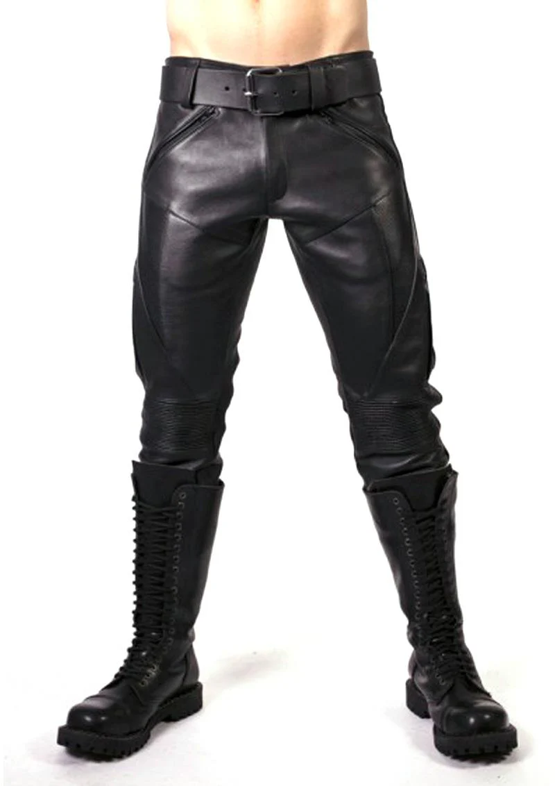 Prowler Red Prowler Leather Jeans - Image 5