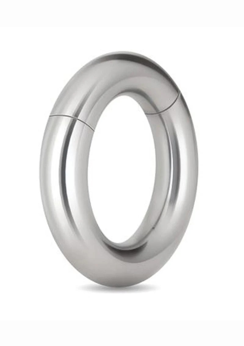 Prowler Red Stainless Steel Magnetic Cock Ring - Image 3