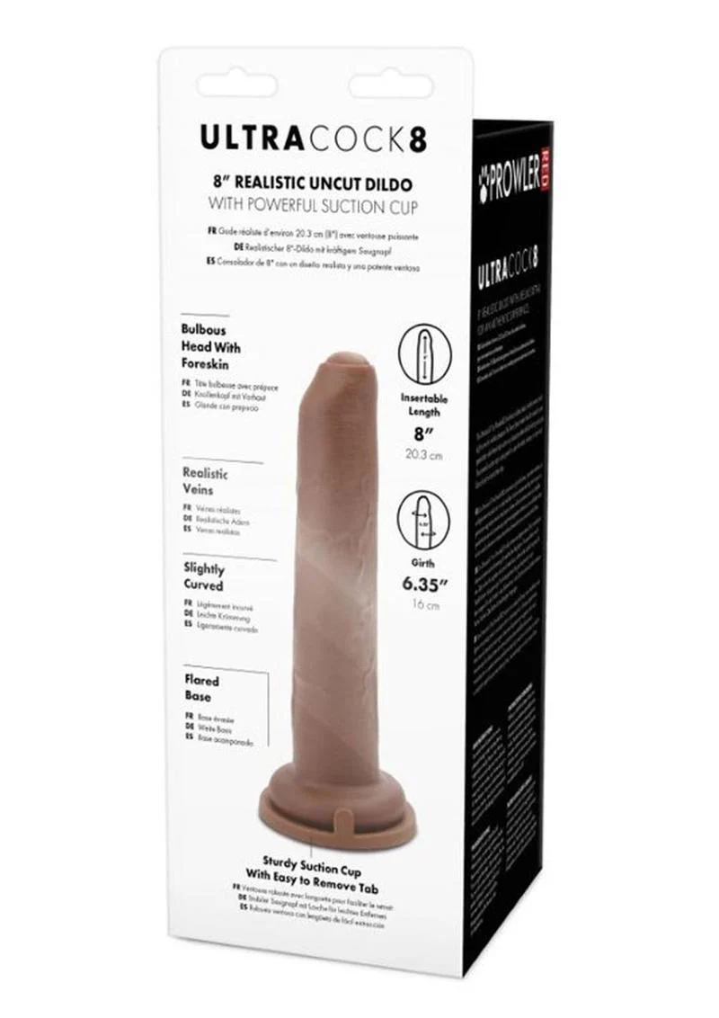 Prowler Red Uncut Ultra Cock Realistic Dildo - Image 9