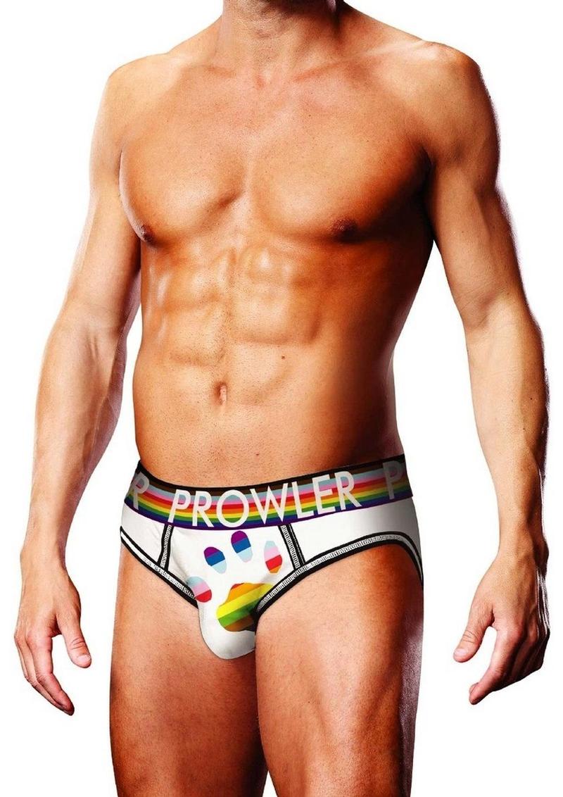 Prowler White Oversized Paw Open Brief - Image 3