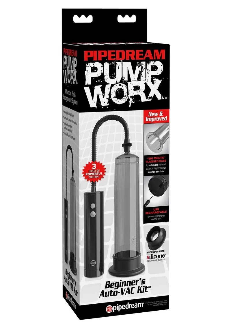 Pump Worx Beginner's Auto-Vac Penis Pump Kit - Image 2