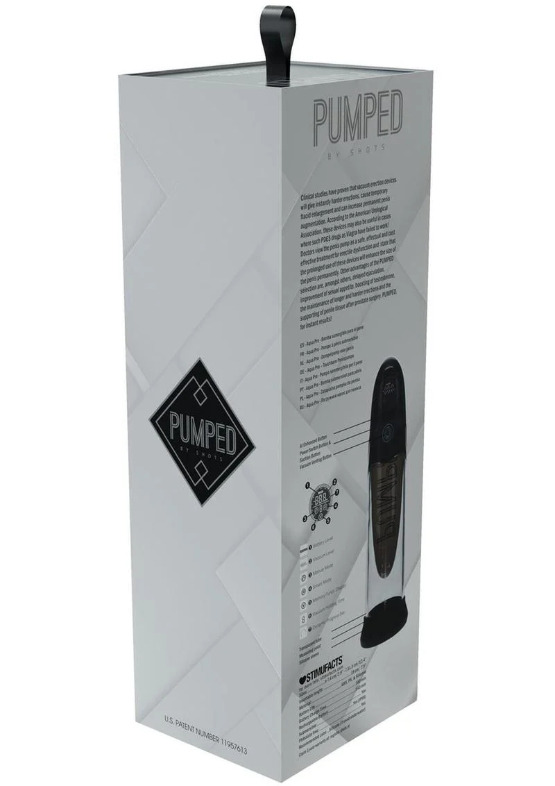 Pumped Aqua Pro Submersible Automatic Rechargeable Silicone Ai Tech Enhanced Penis Pump - Image 4