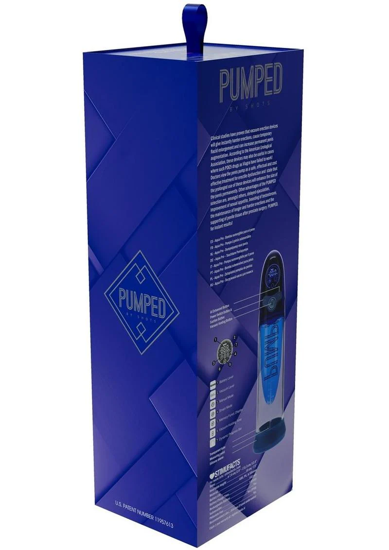 Pumped Aqua Pro Submersible Automatic Rechargeable Silicone Ai Tech Enhanced Penis Pump - Image 6